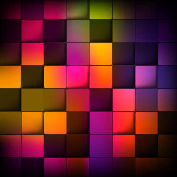 Colorful Cube Squares Glow Background web vector unique ui elements stylish squares background squares red quality original new interface illustrator high quality hi-res HD graphic glowing glow fresh free download free eps elements download detailed design cubes creative colorful blocks background abstract 3d   
