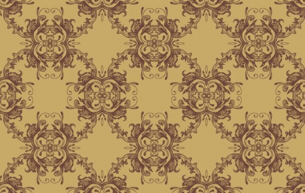 Elegant Damask Seamless Vector Pattern 3108 web vector unique stylish seamless quality pattern original illustrator high quality graphic fresh free download free elegant download design damask creative brown background   