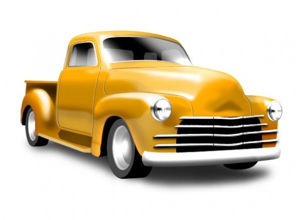 Hot Yellow Chevrolet Truck Icon PNG yellow truck web unique ui elements ui truck stylish simple quality original new modern interface icon hi-res HD fresh free download free elements download detailed design creative clean chevy chevrolet truck icon chevrolet classic truck   