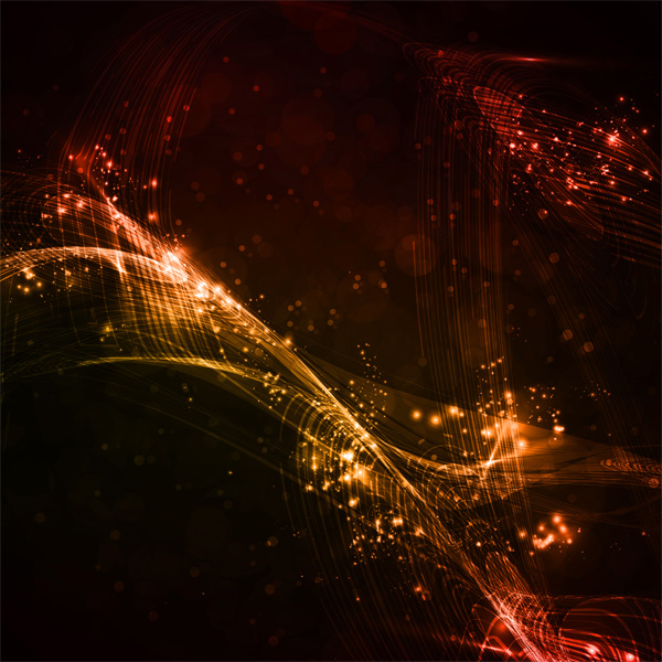 Orange Space Glow Abstract Background web waves vector unique ui elements stylish stars space quality original orange new lines lights interface illustrator high quality hi-res HD graphic glowing fresh free download free eps elements download detailed design curves creative black background   