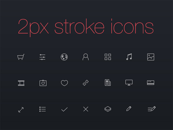 21 Thinicons 2px Stroke Icons Set ui elements ui thinicons thin stroke icons set pixel outline line ios 7 ios icons icon glyph free download free   