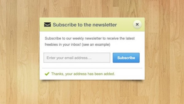 Stylish Newsletter Signup Note Widget PSD widget web unique ui elements ui text subscribe stylish signup quality psd original notification newsletter widget newsletter new modern interface hi-res HD fresh free download free email elements download detailed design creative clean button   