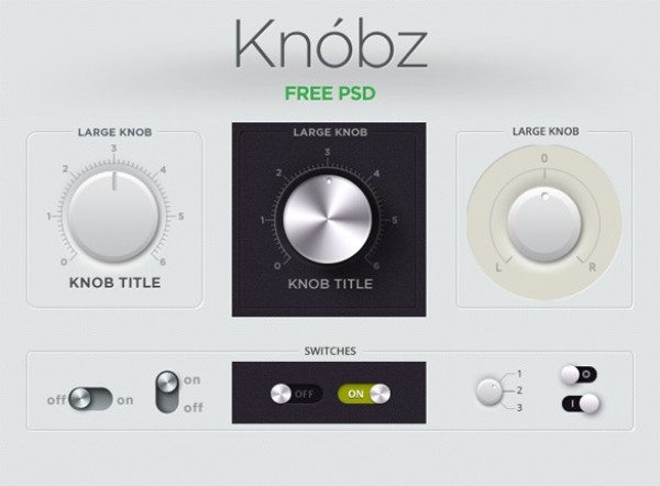 Awesome Web UI Knobs & Switches Kit PSD white knob web unique ui set ui kit ui elements ui toggles toggle switch switches switch stylish set quality psd original new modern metal knob metal knobs interface hi-res HD fresh free download free elements download detailed design creative control knob control clean   