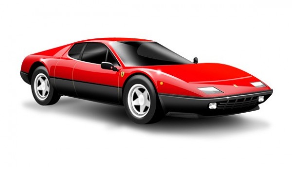 Classic Red Ferrari Car Icon PNG web unique ui elements ui stylish simple red ferrari red quality original new modern interface hi-res HD fresh free download free ferrari icon ferrari elements download detailed design creative clean classic car icon   