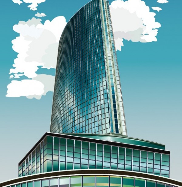 5 City Skyscraper Vector Graphics web vector unique stylish skyscraper skyline quality original offices new modern illustrator high quality graphic fresh free download free download design creative city skyline buildings architecture   