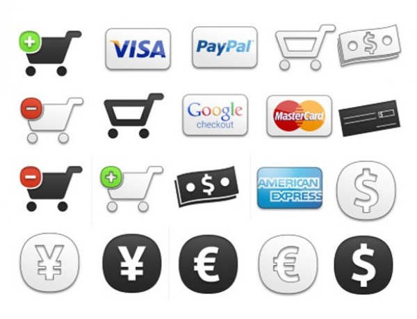 26 Ecommerce Shopping Cart Icons Set PNG web unique ui elements ui stylish shopping cart set quality purchase png payment pack original online shopping new modern interface icons hi-res HD fresh free download free euro elements ecommerce download dollar detailed design creative clean banking   