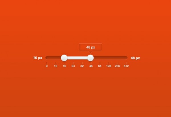 Clean Orange Pixel Measurement Slider PSD white web unique ui elements ui stylish slider quality psd pixel slider pixel measurement slider pixel original orange new modern measurement slider interface hi-res HD fresh free download free elements download detailed design creative clean   