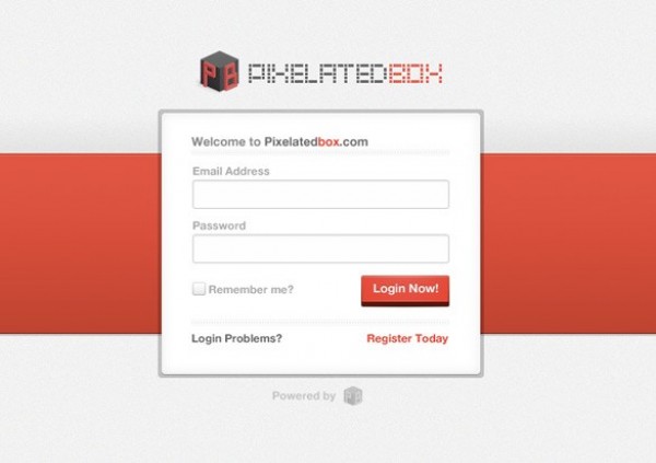 Simple APP Login Box PSD web unique ui elements ui stylish simple sign-in quality original new modern login form login box login interface hi-res HD fresh free download free form elements download detailed design creative clean box   