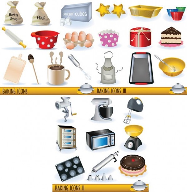 27 Baking and Cookware Vector Icons Set web vector unique ui elements stylish quality original new mixer microwave interface illustrator icons high quality hi-res HD graphic fresh free download free flour elements eggs download detailed design creative cookware cooking cake baking icon appliance   