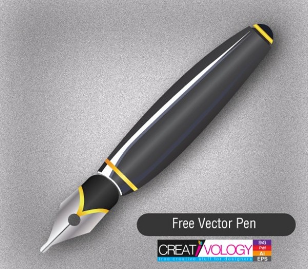 Black Glossy Fountain Pen Vector Graphic web vector pen vector unique ui elements svg stylish shiny quality pen pdf original nib new interface ink pen illustrator high quality hi-res HD graphic glossy fresh free download free fountain pen eps elements download detailed design creative black ai   