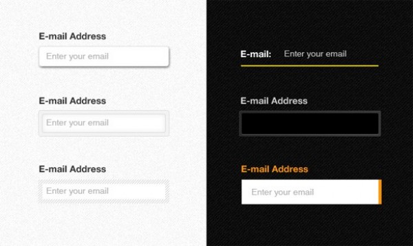 3 Elegant Web UI Text Box Styles Set PSD web unique ui elements ui text box text stylish quality psd original new modern interface input field input box hi-res HD fresh free download free form email elements download detailed design creative clean boxes box   