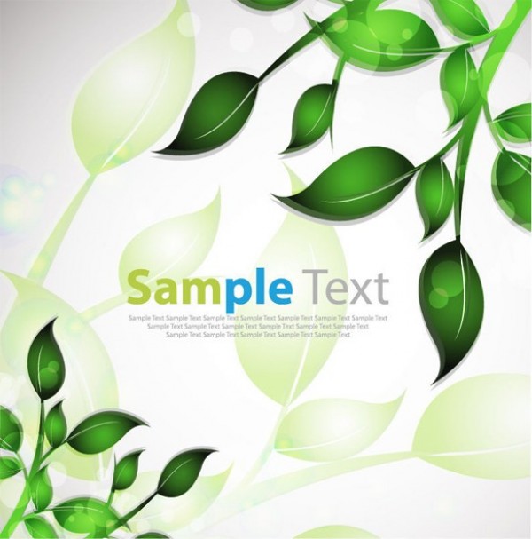 Nature Green Leaves Vector Background 6497 web vector unique ui elements stylish quality original new nature leaves interface illustrator high quality hi-res HD green leaves green graphic fresh free download free eps elements eco download detailed design creative branches background abstract   