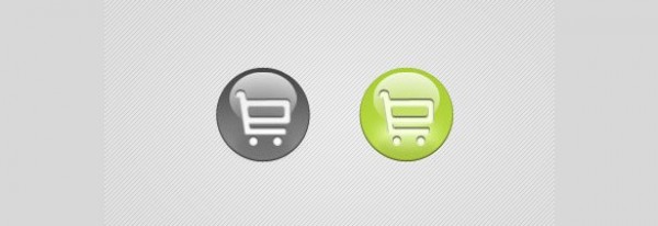 Round Glossy Shopping Cart Icon Set PSD web unique ui elements ui stylish simple shopping cart icon shopping basket icon shopping round quality original online store new modern interface icon hi-res HD grey green gray fresh free download free elements ecommerce download detailed design creative clean basket   