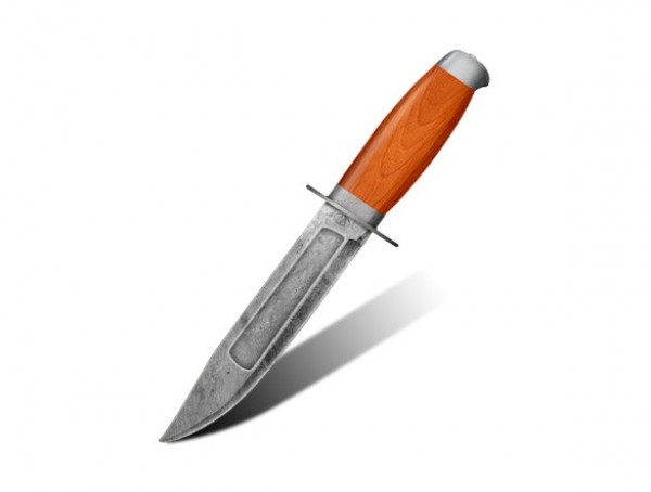 Steel Blade Hunting Knife Icon PNG wooden handle web unique ui elements ui stylish realistic quality png original new modern knife icon knife interface hunting knife icon hunting knife hi-res HD fresh free download free elements download detailed design creative clean blade   