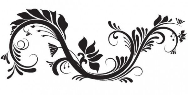 Lovely Scroll Floral Vector Element web vector unique ui elements stylish scroll quality ornament original new interface illustrator high quality hi-res HD graphic fresh free download free floral eps elements download detailed design decorative decoration creative ai   