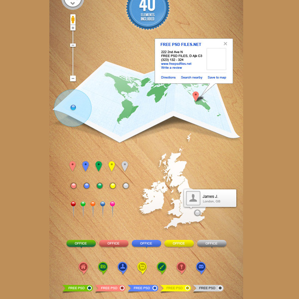40+ Maps UI Elements Kit PSD zoom slider web unique ui elements ui tags stylish set quality psd pointers pins original new modern map ui map pins map kit map location popup interface hi-res HD fresh free download free folded elements download detailed design creative colorful clean buttons bubble icons 3D map 3D folded map   