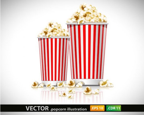 Tasty Movie Popcorn in Striped Containers Vector Graphic web vector unique ui elements theatre stylish striped quality popcorn original new movie theatre popcorn movie popcorn movie interface illustrator high quality hi-res HD graphic fresh free download free eps elements download detailed design creative containers cdr   