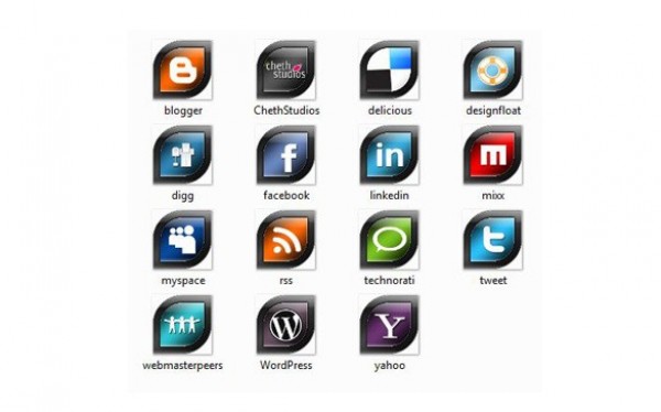 15 Attractive Shaped Social Media Icons Set web unique ui elements ui stylish social icons set social set quality png original new networking modern media interface icons hi-res HD fresh free download free elements download detailed design creative clean bookmarking   