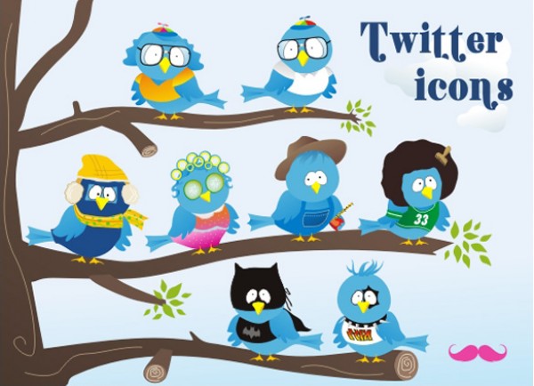 8 Winter Theme Twitter Birds Icons Set winter web vectors vector graphic vector unique ultimate ui elements twitter bird twitter quality psd png photoshop pack original new modern jpg illustrator illustration icons ico icns high quality hi-def HD fresh free vectors free download free elements download design creative bird ai   