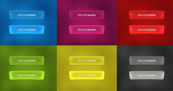 Glossy Web UI Buttons Pack PSD web unique ui elements ui stylish set quality psd pack original normal new modern interface hi-res HD glassy fresh free download free elements download detailed design creative clean buttons blue active   