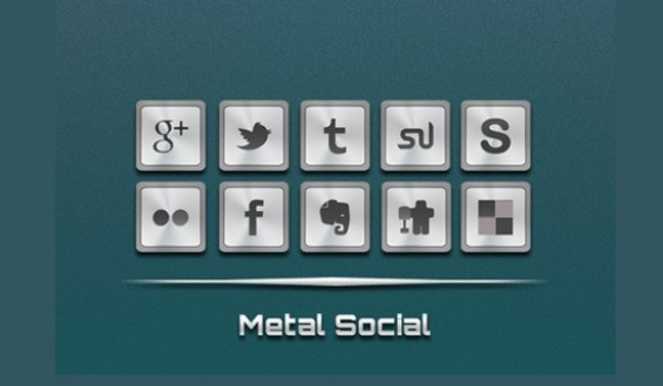 10 Gleaming Metal Social Media Icons Set PNG web unique ui elements ui stylish social media social icons set social quality png original new networking modern metal social icons interface icloud hi-res HD fresh free download free elements download detailed design creative clean bookmarking   