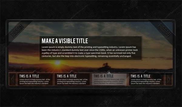 Stylish Banner Constructor with Text Thumbs PSD web unique ui elements ui title thumbnails text thumbnails text template stylish quality psd original new modern interface image rotators hi-res HD fresh free download free elements download detailed design creative clean banner contructor banner   
