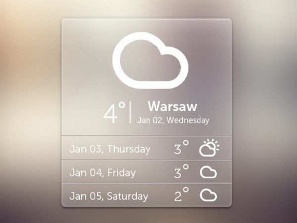 Simple Transparent Weather Popup PSD widget web weather widget weather popup weather forecast weather unique ui elements ui transparent stylish quality psd popup original new modern interface hi-res HD fresh free download free forecast elements download detailed design creative climate clean   