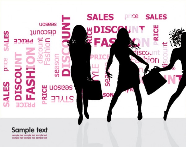 Fashion Shopping Silhouettes Word Cloud word cloud web vectors vector graphic vector unique ultimate silhouette shopping shop sale quality photoshop pack original new modern illustrator illustration high quality girls fresh free vectors free download free fashion download discount design creative ai   