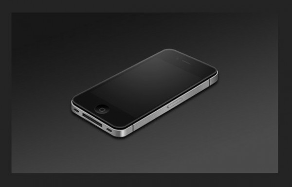 Sleek Black iPhone Icon ICNS web unique ui elements ui stylish quality original new modern mobile macOSX iPhone icon iphone interface icon icns hi-res HD fresh free download free elements download detailed design creative clean cellular black angle   