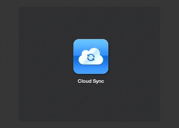 Cool Blue Retina Cloud Sync Icon PSD web unique ui elements ui textured stylish retina quality psd original new modern iphone interface icon hi-res HD fresh free download free elements download detailed design creative cloud sync icon cloud sync cloud clean blue   