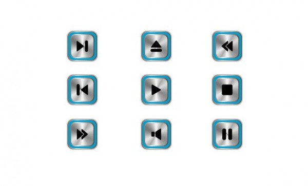 9 Music Player Vector Icons Set web vector unique ui elements stylish sound icons set quality player original new music player icons music metal interface illustrator icons high quality hi-res HD graphic fresh free download free elements download detailed design creative blue   