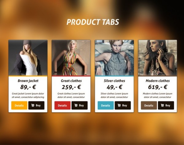 4 Precision Made Web Product Tabs Set PSD web unique ui elements ui stylish shopping cart set quality psd product window product tabs product original online shopping new modern interface image hi-res HD fresh free download free elements ecommerce download details detailed design creative clean boxes   