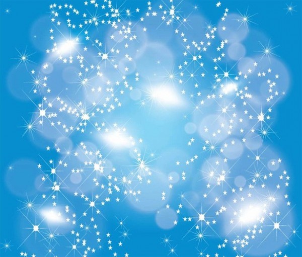 Cool Blue Sky Stars Vector Background web vector unique stylish stars starry sky sky skies quality original lights illustrator high quality graphic fresh free download free download design creative constellations blue sky blue background   