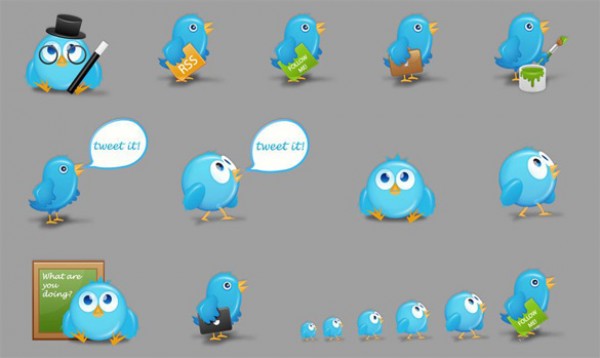 12 Twitter Tweet Social Icon Set web vectors vector graphic vector unique ultimate ui elements twitter bird twitter tweet social icons social quality psd png photoshop pack original new networking modern jpg illustrator illustration icons ico icns high quality hi-def HD fresh free vectors free download free follow me elements download design creative bird ai   