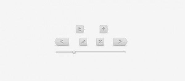 Sweet Grey Web UI Buttons PSD web unique ui elements ui buttons ui twitter stylish small slider simple quality original next new modern light interface hi-res HD grey gray fresh free download free facebook elements download detailed design delete creative clean buttons back accept   