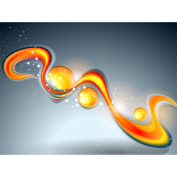Glossy Orange Balls and Wave Background web wave vector unique ui elements stylish quality original orbs orange new interface illustrator high quality hi-res HD halo graphic glossy fresh free download free eps elements download detailed design creative balls background abstract   
