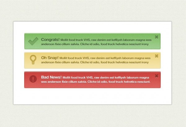 Web UI Alerts or Notifications PSD web unique ui elements ui stylish simple quality original notification new modern interface hi-res HD fresh free download free form elements download detailed design creative clean box app alert   