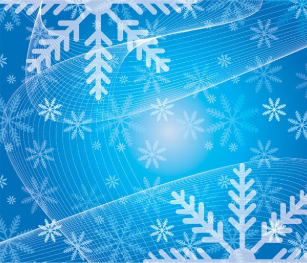Blue Snowflakes Swirl Abstract Vector Background winter web waves vector unique ui elements swirls stylish snowflakes snow quality original new netting lines interface illustrator high quality hi-res HD graphic fresh free download free eps elements download detailed design creative christmas blue background abstract   