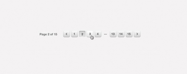 Cool Grey Web UI Pagination Element PSD web unique ui elements ui stylish quality psd pagination page numbers original new modern light interface hover hi-res HD grey fresh free download free elements download detailed design creative clean buttons   