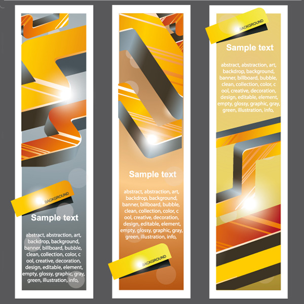 3D Angle Lines Abstract Vertical Banners Set vertical banners vertical vector set free download free concept business banners angles abstract 3d   