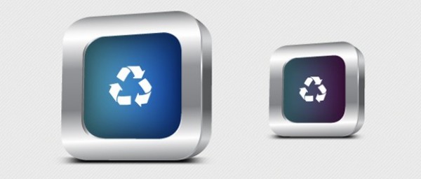 Brushed Metal Recycle Vector Icon web vector unique ui elements svg stylish square recycle icon recycle quality original new metal icon metal interface illustrator high quality hi-res HD graphic fresh free download free eps elements download detailed design creative brushed metal ai   