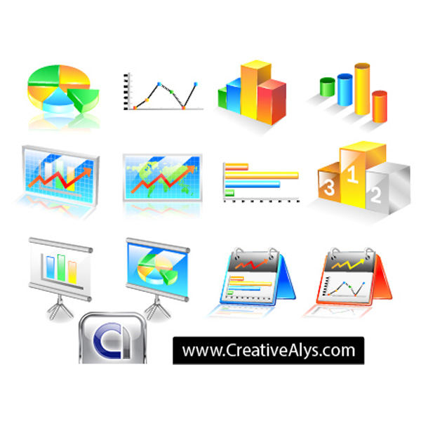 Business Charts & Graphs Vector Set web vector unique ui elements stylish set screens quality presentations pie charts original new interface infographics illustrator high quality hi-res HD graphs graphic fresh free download free elements download display detailed design cubes creative colorful ai   