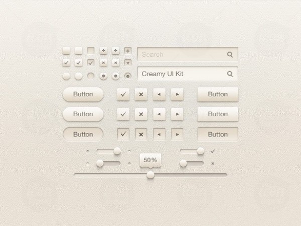 Creamy Premium Web UI Elements Kit PSD web kit Web Elements web unique ui kit ui elements ui stylish slider simple search field quality psd original new modern interface hi-res HD fresh free download free elements download detailed design creative creamy clean check boxes buttons   