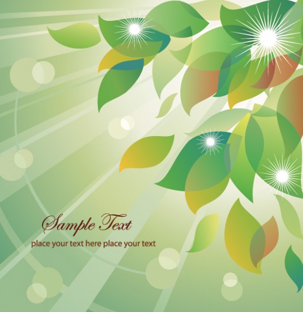 Sunshine Falling Leaves Abstract Background vectors vector graphic vector unique sunshine sunlight quality photoshop pack original modern leaves illustrator illustration high quality green fresh free vectors free download free falling leaves ecology eco download creative background ai   