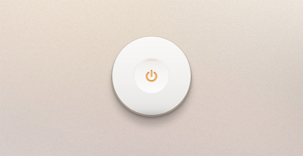 White Round On/Off Power Button white power button ui elements round button power button on/off button off button free download free download 3d   