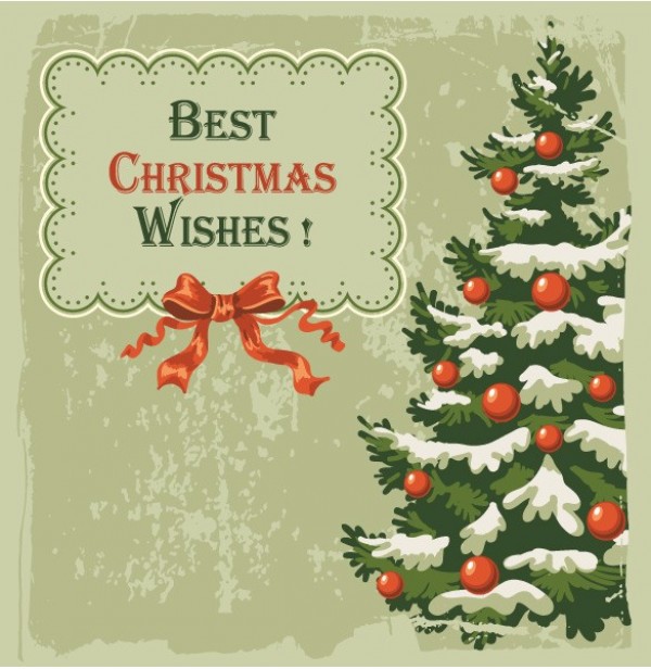 4 Vintage Christmas Card Vector Backgrounds web vintage vector unique ui elements stylish quality original new mistletoe interface illustrator holly high quality hi-res HD graphic fresh free download free elements download detailed design creative christmas tree christmas card background   