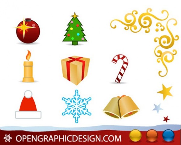 Christmas Vector Icons & Elements Set xmas web vector unique ui elements stylish scroll quality original new interface illustrator high quality hi-res HD graphic fresh free download free eps elements download detailed design decorations creative christmas icons christmas elements christmas ai   