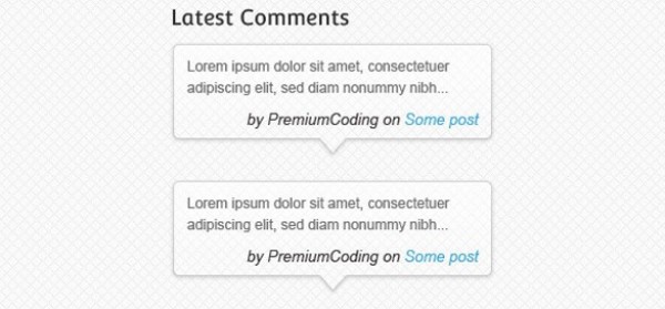 Simple Comments Tooltip Widget PSD wordpress website web unique ui elements ui tooltip stylish sidebar quality psd original new modern light interface hi-res HD fresh free download free elements download detailed design creative clean   