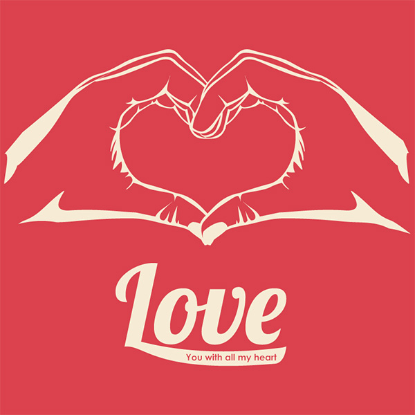 Valentine's I Love You Hand Gesture vector valentines romantic i love you heart hand gesture free download free card   