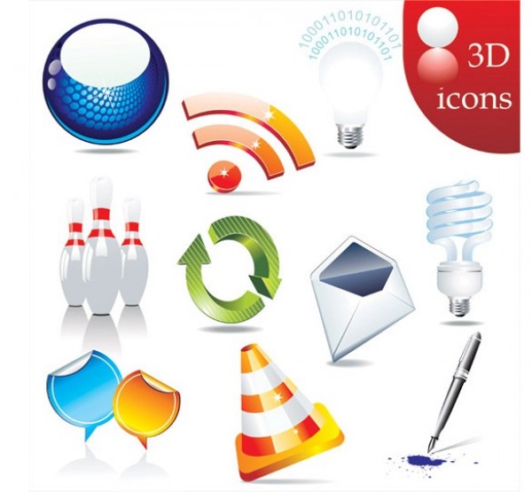 20 Glossy 3D Vector Icons Set web vector unique ui elements subscribe stylish stickers stereo rss refresh quality pen original new mouse lock interface illustrator high quality hi-res HD graphic fresh free download free envelope email elements earth download dots dialogue detailed design creative cones cellular bulbs bubble brush bowling 3d @   